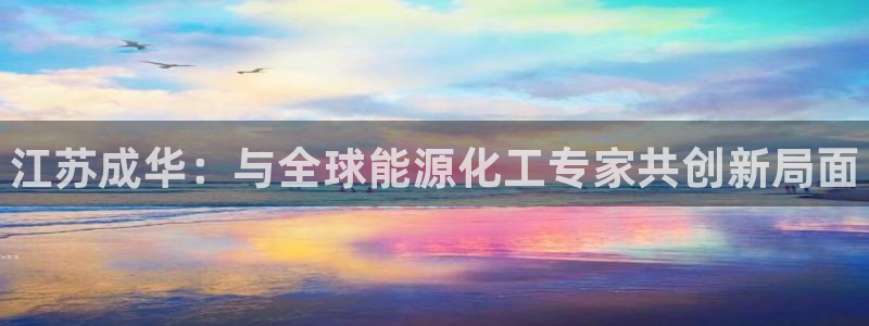 门徒平台例7O777：江苏成华：与全球能源化工专家共创新局面